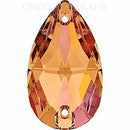 Zodiac Crystal Peardrop Sew on Stone - Astral Pink