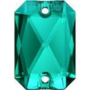 Zodiac Sew on Stone Emerald Cut - Blue Zircon