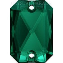 Zodiac Sew on Stone Emerald Cut - Emerald
