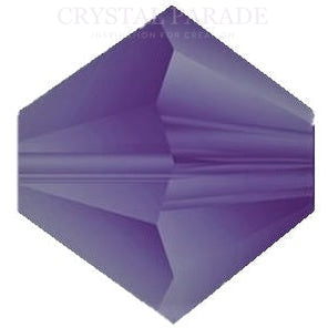 Preciosa Bicone Bead Deep Tanzanite Matte