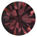 Preciosa Maxima Foiled Pointy Back Chaton - Burgundy