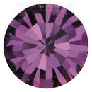 Preciosa Maxima Foiled Pointy Back Chaton - Amethyst