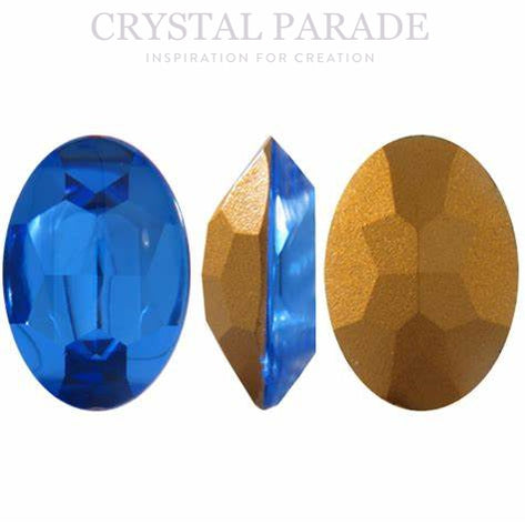 Swarovski 4120 Fancy Oval - Sapphire