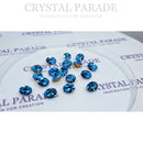 Swarovski 4130/2 Fancy Oval 8x6mm - Pack of 12 Aquamarine