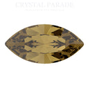 Preciosa Fancy Navette Maxima - Smoked Topaz