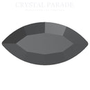 Preciosa Fancy Navette Maxima - Jet Hematite