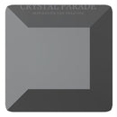 Preciosa Fancy Square Maxima - Jet Hematite Unfoiled