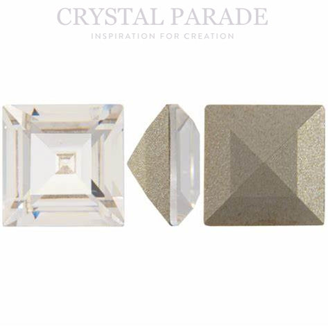 Swarovski 4410 Fancy Square 12mm - Pack of 4 Clear