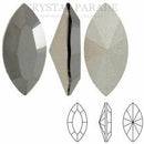 Swarovski 4228 Fancy Navette 15 x 7mm - Pack of 6 Jet Hematite