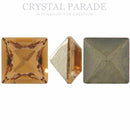 Swarovski 4428 xilion-Fancy Square 6mm - Pack of 12 Light Colorado Topaz