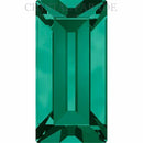 Swarovski 4501 Fancy Baguette 4x2mm - Pack of 24 Emerald