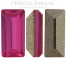 Swarovski 4501 Fancy Baguette 4x2mm - Pack of 24 Fucshia