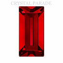 Swarovski 4501 Fancy Baguette 5x2mm - Pack of 24 Light Siam