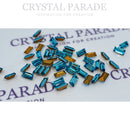 Swarovski 4501 Fancy Baguette 4x2mm - Pack of 24 Aquamarine