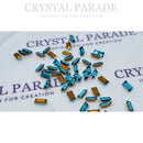 Swarovski 4501 Fancy Baguette 4x2mm - Pack of 24 Aquamarine