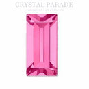 Swarovski 4501 Fancy Baguette 7x3mm - Pack of 12 Light Rose