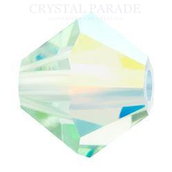 Preciosa Bicone Bead Chrysolite AB
