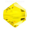 Preciosa Bicone Bead Citrine