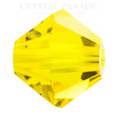 Preciosa Bicone Bead Citrine
