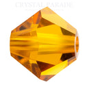 Preciosa Bicone Bead Topaz