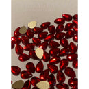 Zodiac Crystal Pear Shape 6mm x 4mm Light Siam - Pack of 20