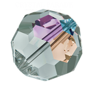 Preciosa Round Bead - Black Diamond AB