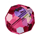 Preciosa Round Bead - Fuchsia AB