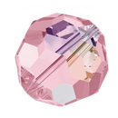 Preciosa Round Bead - Pink Sapphire AB