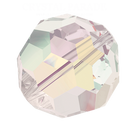Preciosa Round Bead - White Opal AB