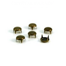7mm Round Dome Stud Brass pack of 100