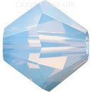 Preciosa Bicone Bead Light Sapphire Opal