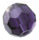 Preciosa Round Bead - Deep Tanzanite