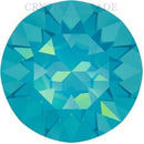Swarovski 1088 Pointy Back Round Chaton Various Sizes - Caribbean Blue Opal