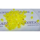 Preciosa Bicone Bead Citrine Glitter