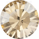 Preciosa Maxima Foiled Pointy Back Chaton - Golden Honey