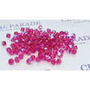 Preciosa Bicone Bead Fuchsia Glitter