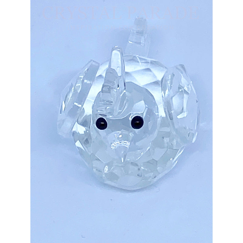 Crystal Glass Hen Figurine Ornament