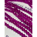 Zodiac Bicone Beads - Fuchsia