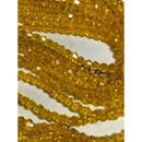 Zodiac Bicone Beads  - Citrine Yellow