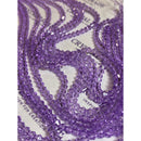 Zodiac Bicone Beads  - Light Purple