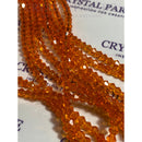 Zodiac Bicone Beads  - Hyacinth Orange