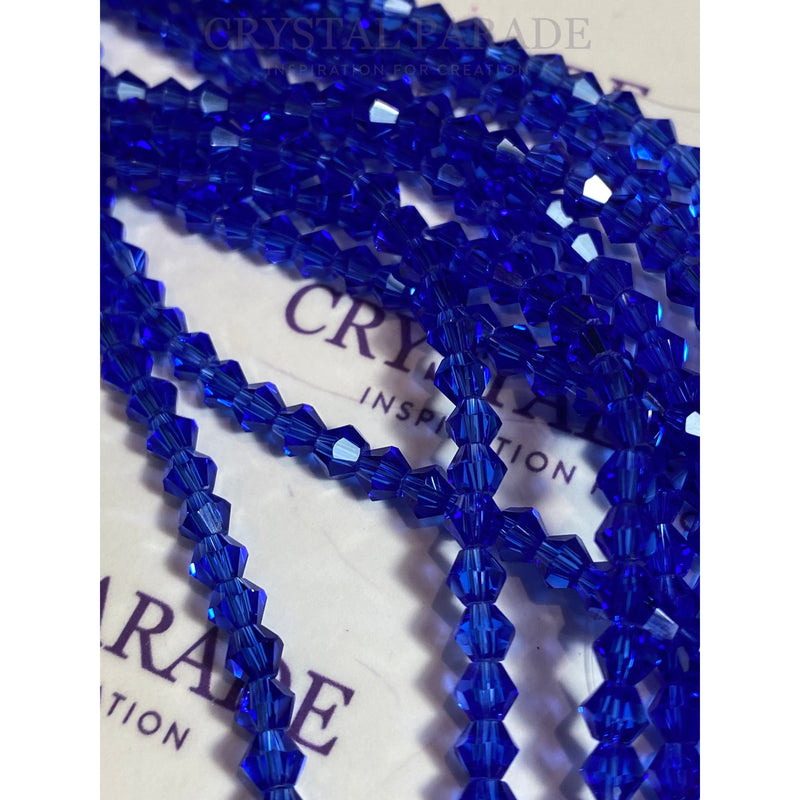Zodiac Bicone Beads  - Sapphire