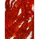 Zodiac Round Beads  - Hyacinth Orange