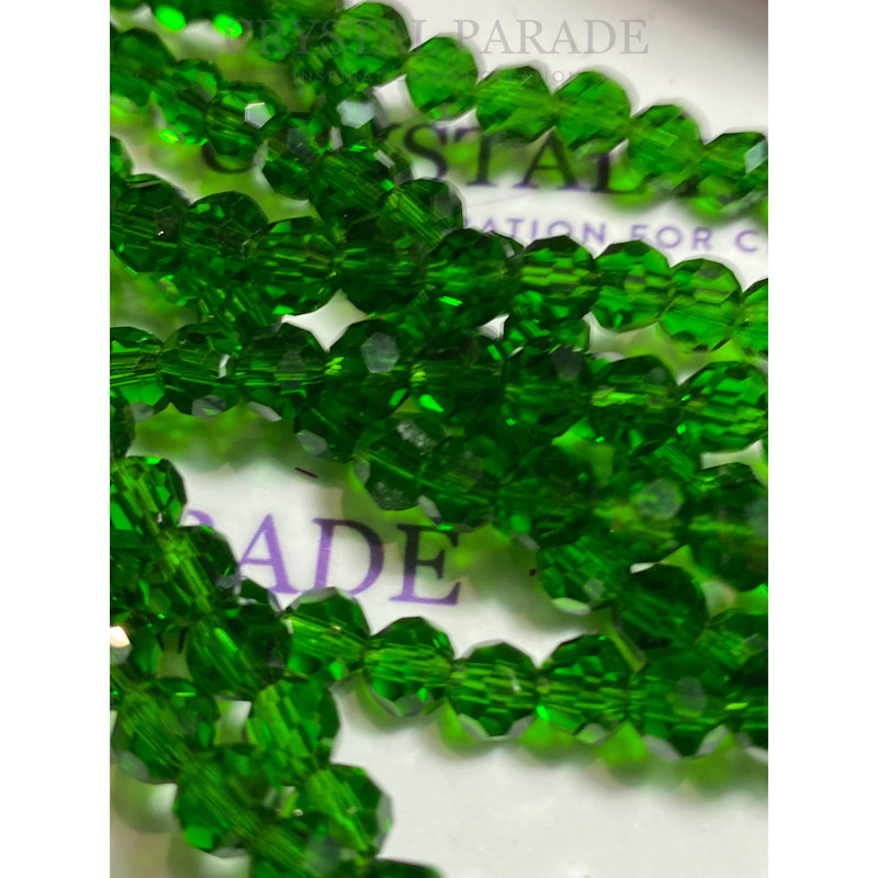 Zodiac Round Beads  - Emerald Green