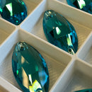 Zodiac Crystal Navette Sew on Stone - Aquamarine
