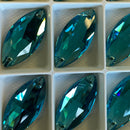 Zodiac Crystal Navette Sew on Stone - Aquamarine