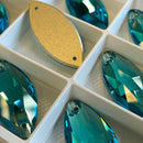 Zodiac Crystal Navette Sew on Stone - Aquamarine