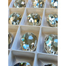 Zodiac Crystal Oval Sew on Stone - Clear