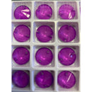 Zodiac Rivoli Sew on Stone - Neon Violet