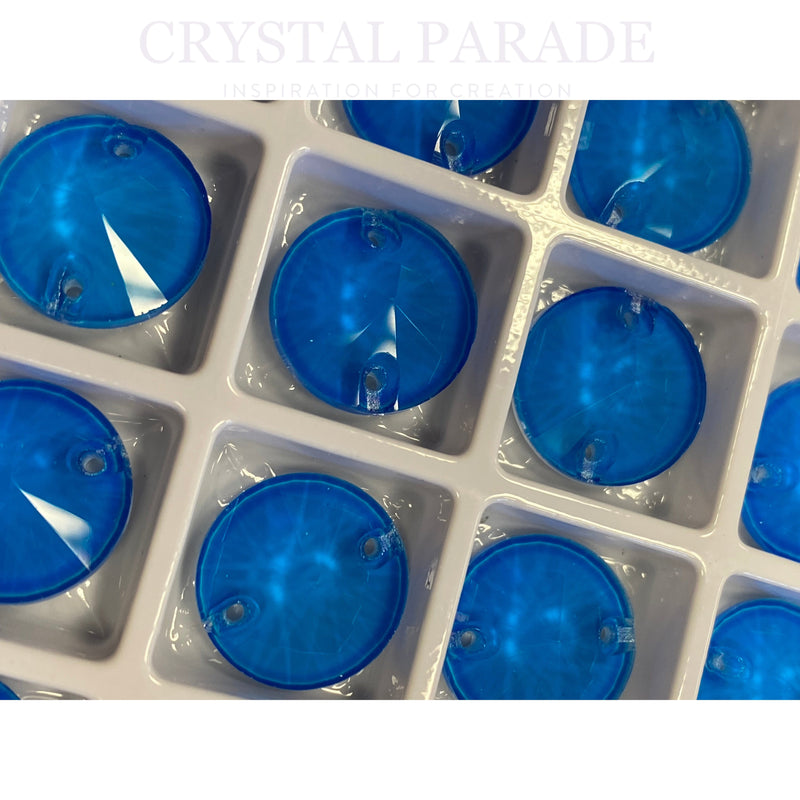 DISCONTINUED - Zodiac Rivoli Sew on Stone - Neon Sapphire Blue